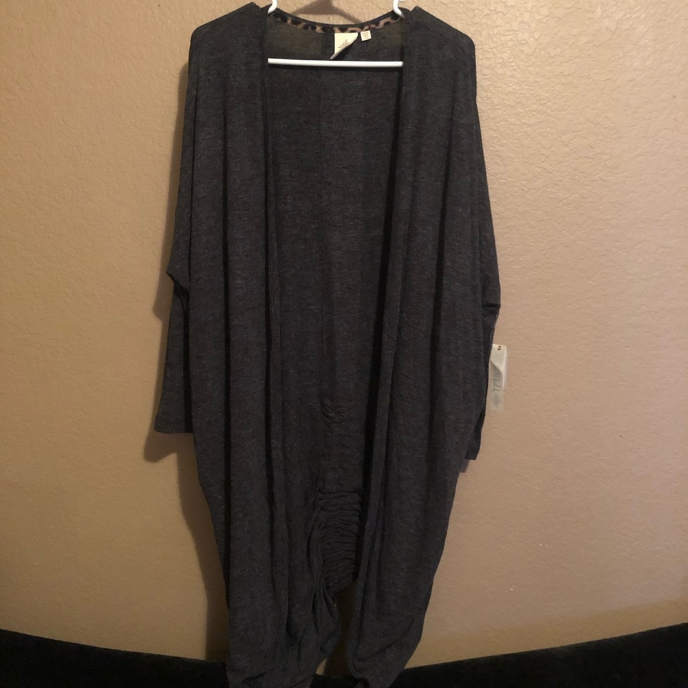 *NWT* Alkamy Dark Grey Cardigan